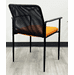 Orange and Black Mesh Stack Chair