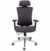 Stretch Linen Ergonomic Chair w/Headrest &amp; Seat Slide