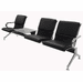 3-Seater Upholstered Beam Seating w/Magazine Table