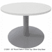 30" Round Metal Disc Base Waiting Room Table