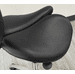 300 Lbs. Capacity Split Seat Saddle Medical Stool w/Backrest - 22 to 29 Inch Seat Height