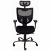 24/7 400 Lbs. Capacity Black Office Chair w/Adjustable Sliding Seat Depth &amp; Headrest