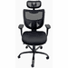 24/7 400 Lbs. Capacity Black Office Chair w/Adjustable Sliding Seat Depth &amp; Headrest