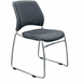 300 lb. Capacity Gray Premium Padded Ganging Stacking Chair