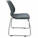 300 lb. Capacity Gray Premium Padded Ganging Stacking Chair