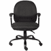 300 Lbs. Capacity Big & Tall Black Fabric Task Chair w/Padded Arms