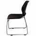 300 Lbs. Capacity Black Premium Ganging Office Stack Chair