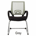 300 Lbs. Capacity Leather & Mesh Color Burst Guest/Reception Chairs
