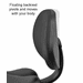 300 Lbs. Capacity Leather Split Seat Saddle Stool w/Backrest - 22 to 29 Inch Seat