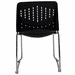 300 Lbs. Capacity Black Premium Ganging Office Stack Chair