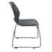 300 Lbs. Capacity Premium Ganging Office Stack Chair in Gray