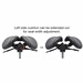 300 Lbs. Capacity Split Seat Saddle Medical  Stool - 22 to 29 Inch Seat Height