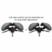 300 Lbs. Capacity Split Seat Saddle Stool - 22 to 29 Inch Seat Height