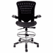350 Lbs. Capacity ErgoFlex All-Mesh Office Stool - 23"-31" Seat Ht.
