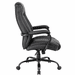 400 Lbs. Capacity Black Bonded Leather Big & Tall Conference Chair 