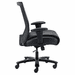 400 Lbs. Capacity Leather & Mesh Heavy Duty Desk Chair w/Adjustable Arms