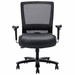 400 Lbs. Capacity Leather & Mesh Heavy Duty Desk Chair w/Adjustable Arms