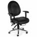 400 Lbs. Capacity Multi-Shift Big & Tall Ergonomic Chair in Black Vinyl