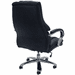 500 Lbs. Capacity Big & Tall Extra Wide  Black Leather Office Chair w/ 28"W Seat