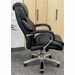 500 lbs. Capacity Black Leather Heavy Duty Office Chair