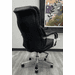 500 Lbs. Capacity Heavyweight Leather Office Chair in Black