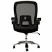500 Lbs. Capacity Mesh Black Big & Tall Office Chair w/Flip Up Arms