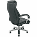 500 lbs. Capacity Professional Black Leather Desk & Conference Chair - 24-inch Wide Seat