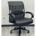 500-Pound Capacity Big & Tall Mesh Office Chair w/ Massage and Vinyl Seat - 28-Inch Wide Seat