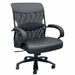 500-Pound Capacity Big & Tall Mesh Office Chair w/ Massage and Vinyl Seat - 28-Inch Wide Seat
