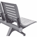 Aero Steel Public Beam Seating Series - 2-Seat Beam Seater in Gray Mist