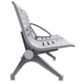 Aero Steel Public Beam Seating Series - 2-Seat Beam Seater in Gray Mist