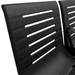 Aero Steel Public Beam Seating Series - 3-Seat Beam Seater in Black Shadow