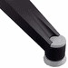 Aero Steel Public Beam Seating Series - 5-Seat Beam Seater in Black Shadow