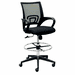 All Mesh Cushioned Swivel Office Desk Stool in 4 Colors - 23.5" - 32.5" Seat Height