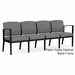 Amherst Steel Custom 4-Seater - Standard Fabric or Vinyl