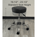 Antimicrobial Vinyl Medical Stool  19.5 to 23.5 Inch Seat Height