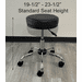 Antimicrobial Vinyl Medical Stool  19.5 to 23.5 Inch Seat Height