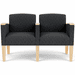 Belmont Heavy-Duty Custom Upholstered 2-Seater - Upgrade Fabric/Healthcare Vinyl