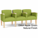 Belmont Heavy-Duty Custom Upholstered 3-Seater - Standard Fabric/Vinyl