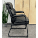 Big & Tall 400 lb. Capacity Bariatric Black Leather Guest Chair