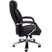 500 Lbs. Capacity Big & Tall Extra Wide  Black Leather Office Chair w/ 24"W Seat
