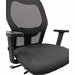 Black ElasticMesh Ergo Drafting Stool with Seat Slide and 23" - 31" Seat Height