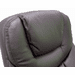 Brown Leather Office Desk Chair with Adjustable Lumbar