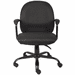 300 Lbs. Capacity Big & Tall Black Fabric Task Chair w/Padded Arms