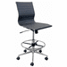 Contemporary Classic Armless Stool w/24" - 32"H Seat Height