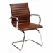 Contemporary Classic Leather Office Guest Chair