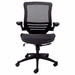 Elastic All-Mesh Ergonomic Office Chair w/ Flip up Armrests