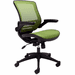 Elastic All-Mesh Ergonomic Office Chair w/ Flip up Armrests