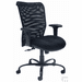 ErgoBuilt 24/7 400 Lbs. Capacity Black Mesh Office Chair