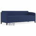 Fremont Heavy-Duty Custom Upholstered Sofa - Standard Fabric/Vinyl